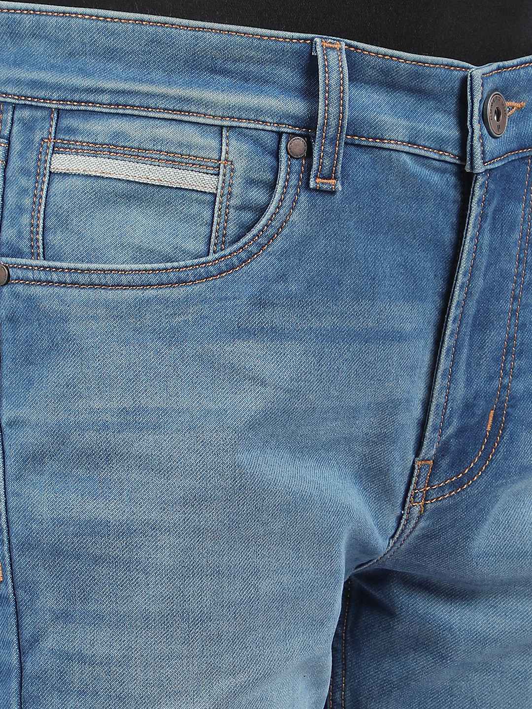 Numero Uno Men Faded Blue Jeans